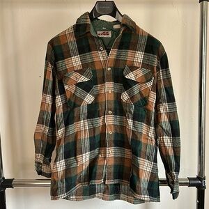 Green and Brown Flannel